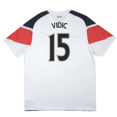 Manchester United 2010-11 Away Shirt ((Excellent) S) (Vidic 15)