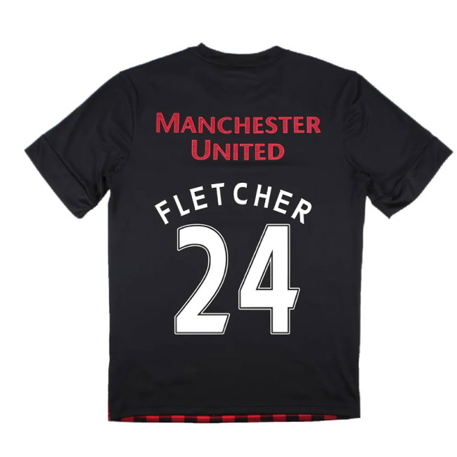 Manchester United 2010-2011 Training Shirt (M) (Fletcher 24) (Excellent)