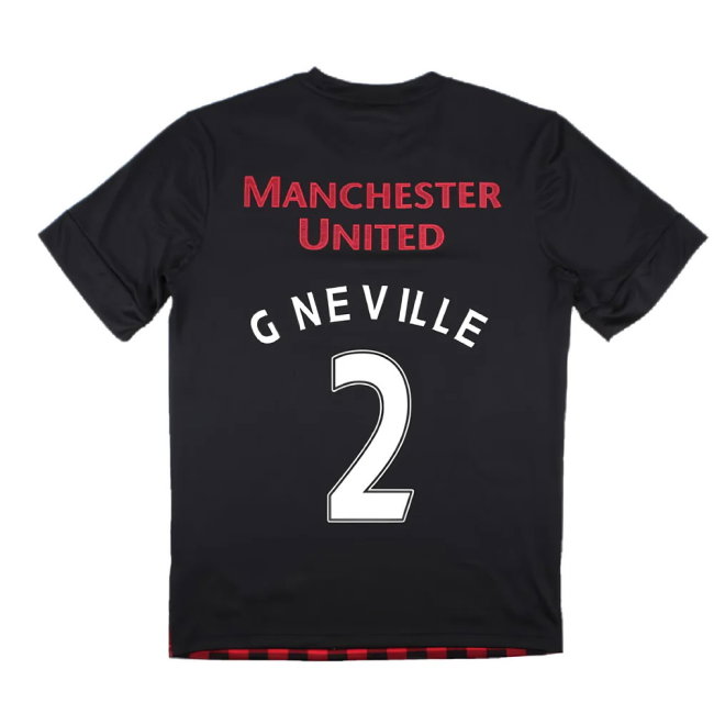 Manchester United 2010-2011 Training Shirt (M) (G Neville 2) (Excellent)