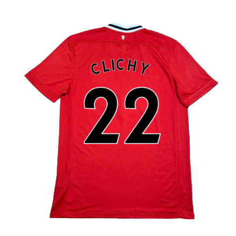 Manchester United 2011-12 Home Shirt (XL) (Clichy 22) (Excellent)