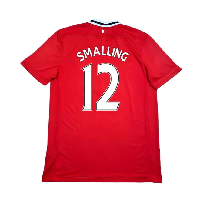Manchester United 2011-12 Home Shirt ((Excellent) XL) (Smalling 12)