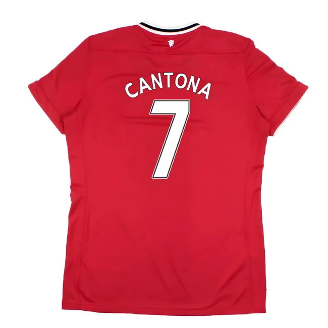 Manchester United 2011-12 Home Shirt (Women\'s) ((Very Good) M) (CANTONA 7)