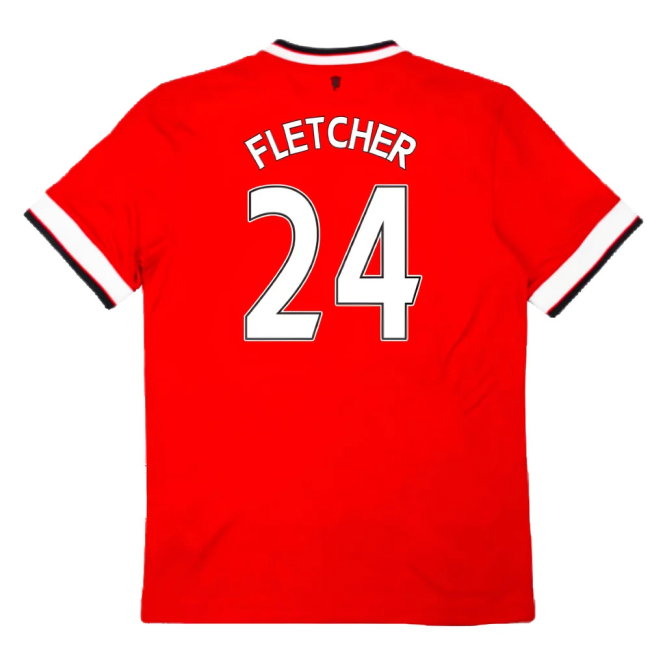 Manchester United 2014-15 Home Football Shirt (L) (Excellent) (Fletcher 24)