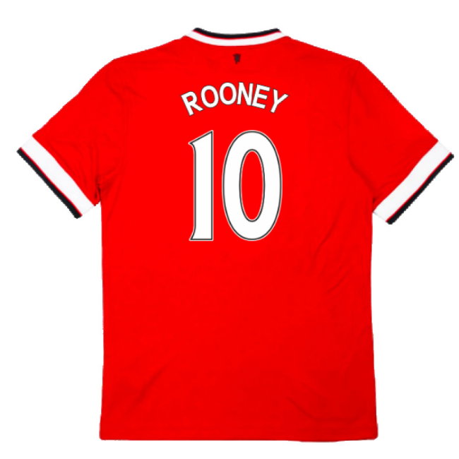 Manchester United 2014-15 Home Football Shirt (L) (Excellent) (Rooney 10)