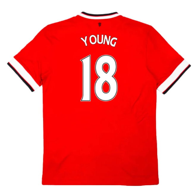 Manchester United 2014-15 Home Football Shirt (L) (Excellent) (Young 18)