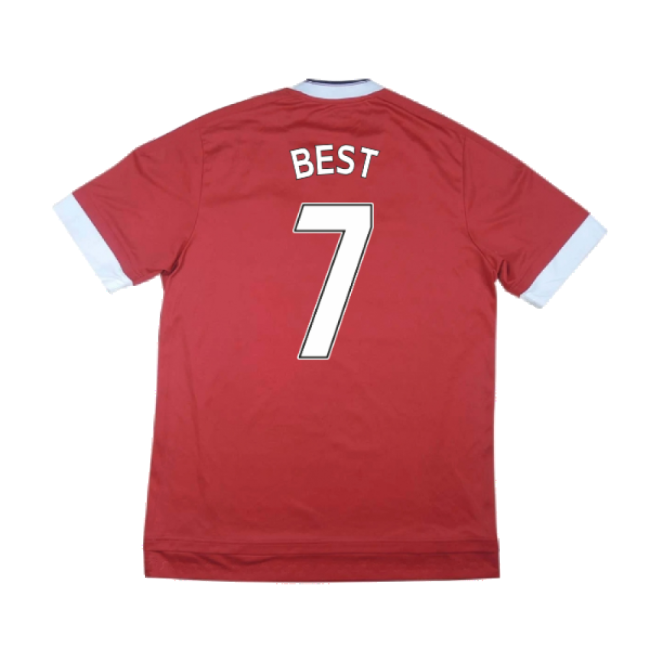 Manchester United 2015-16 Home Shirt ((Excellent) M) (Best 7)