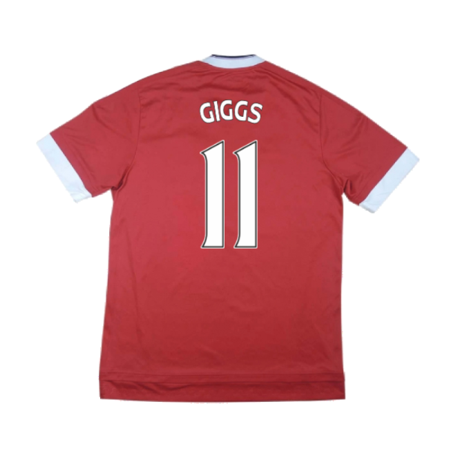 Manchester United 2015-16 Home Shirt ((Excellent) M) (Giggs 11)