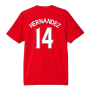 Manchester United 2015-16 Home Shirt (S) (Hernandez 14) (Very Good)