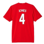 Manchester United 2015-16 Home Shirt (S) (Jones 4) (Very Good)