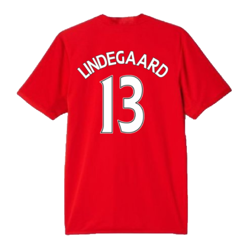Manchester United 2015-16 Home Shirt (S) (Lindegaard 13) (Very Good)