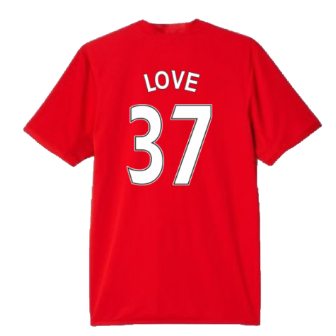 Manchester United 2015-16 Home Shirt (M) (Love 37) (Fair)