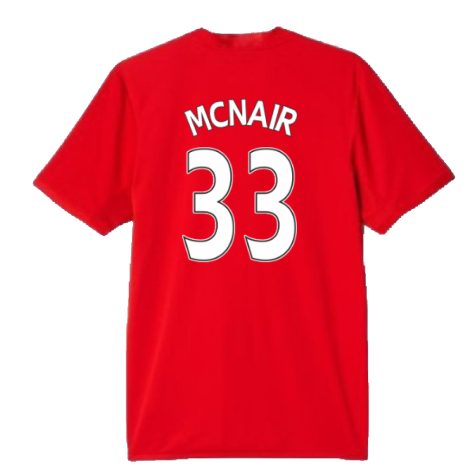 Manchester United 2015-16 Home Shirt (S) (McNair 33) (Good)