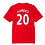 Manchester United 2015-16 Home Shirt (S) (Romero 20) (Good)