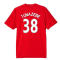 Manchester United 2015-16 Home Shirt (S) (Tunazebe 38) (Very Good)