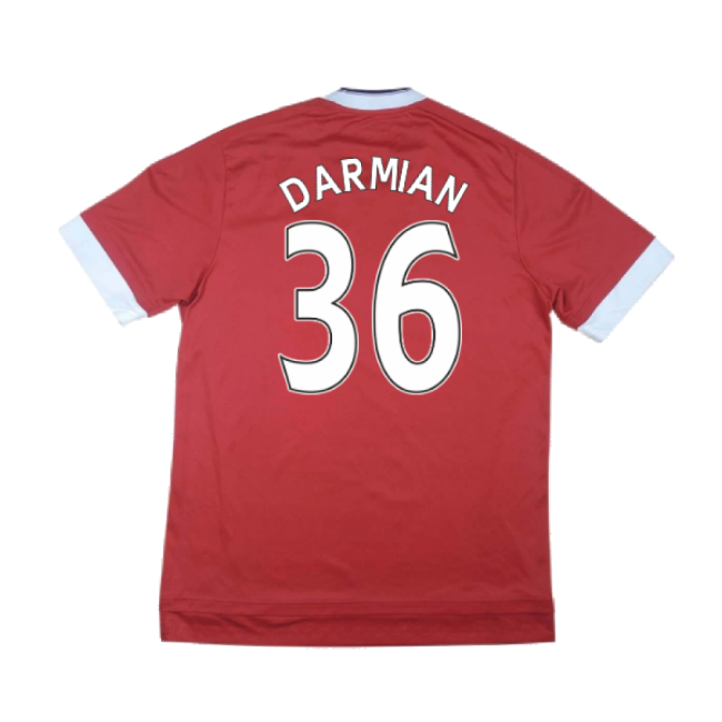 Manchester United 2015-16 Home Shirt ((Very Good) M) (Darmian 36)