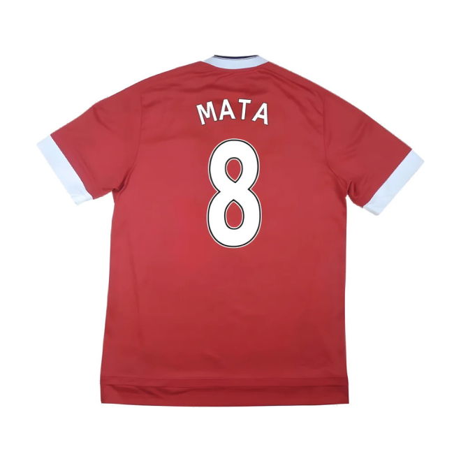 Manchester United 2015-16 Home Shirt ((Very Good) M) (Mata 8)