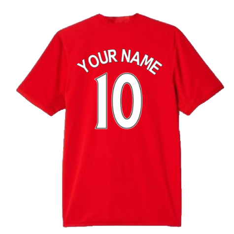 Manchester United 2015-16 Home Shirt (M) (Your Name 10) (Fair)
