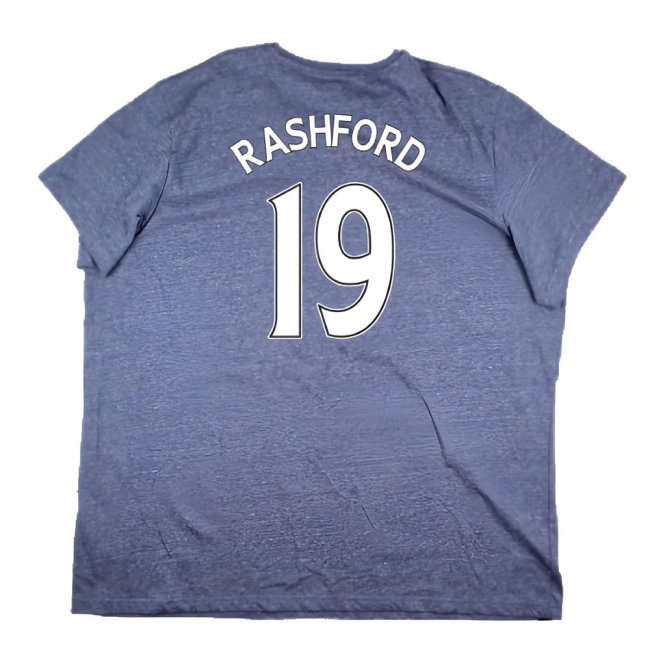 Manchester United 2016-17 Adidas T-Shirt (3XL) (Very Good) (Rashford 19)