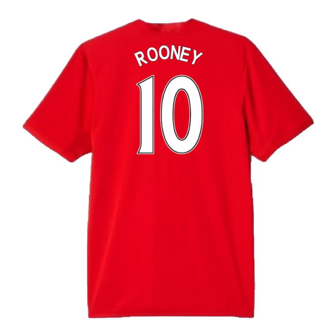 Manchester United 2016-17 Home Shirt (Womens 12) Pogba #6 (Very Good) (Rooney 10)