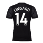 Manchester United 2017-18 Adizero Away Shirt ((Mint) S) (Lingard 14)