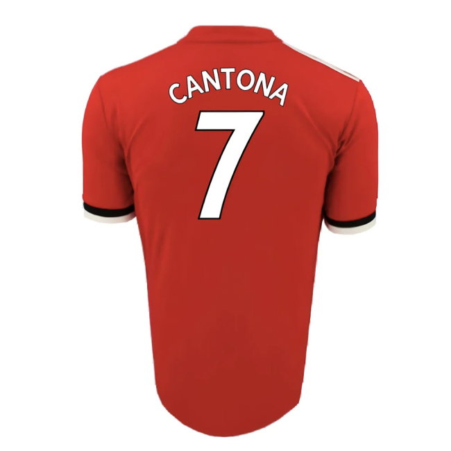 Manchester United 2017-18 Home Shirt (Excellent) (Cantona 7)