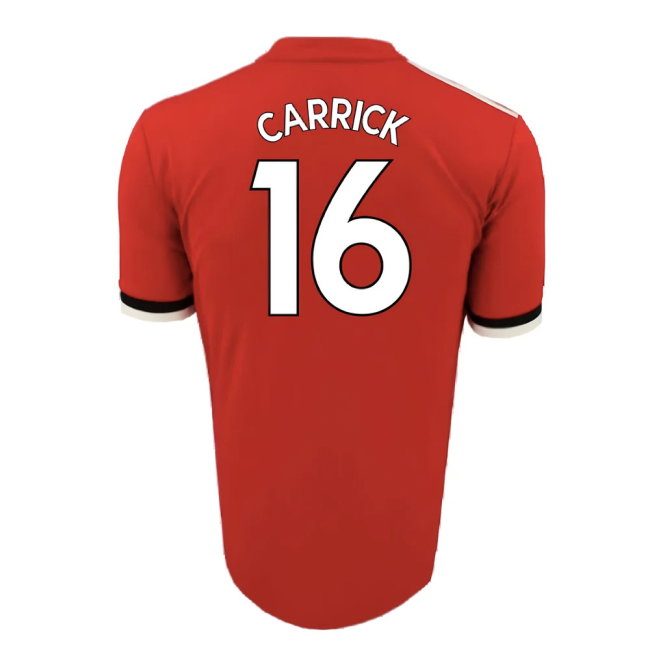 Manchester United 2017-18 Home Shirt (Excellent) (Carrick 16)