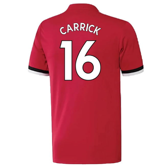 Manchester United 2017-18 Home Shirt ((Excellent) 4-5 Year) (Carrick 16)
