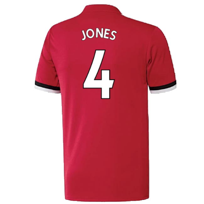 Manchester United 2017-18 Home Shirt ((Excellent) 4-5 Year) (Jones 4)