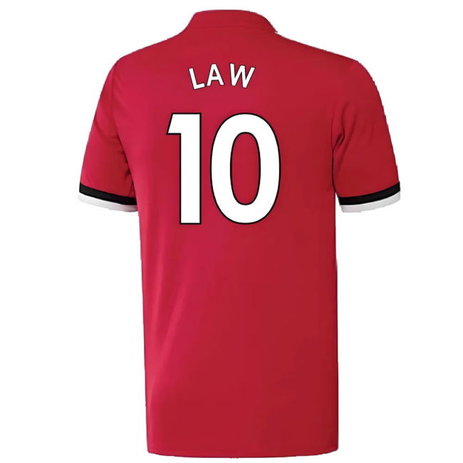 Manchester United 2017-18 Home Shirt ((Excellent) 4-5 Year) (Law 10)