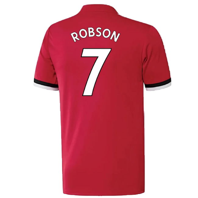 Manchester United 2017-18 Home Shirt ((Excellent) 4-5 Year) (Robson 7)