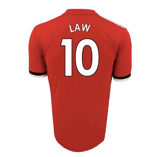 Manchester United 2017-18 Home Shirt (Mint) (Law 10)