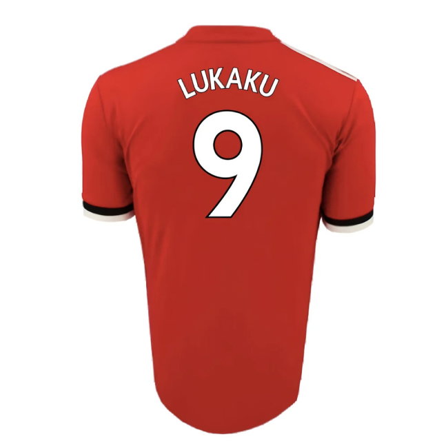 Manchester United 2017-18 Home Shirt (Mint) (Lukaku 9)