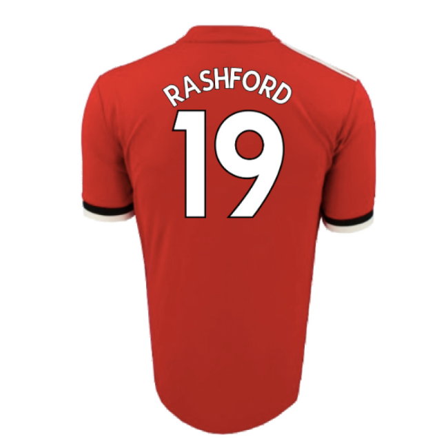 Manchester United 2017-18 Home Shirt (Mint) (Rashford 19)