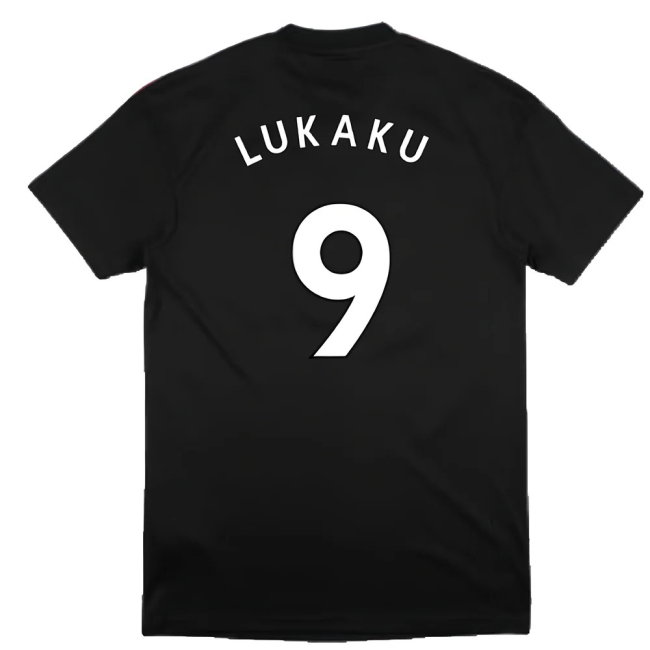 Manchester United 2018-19 Adidas Training Shirt (XL) (Excellent) (Lukaku 9)