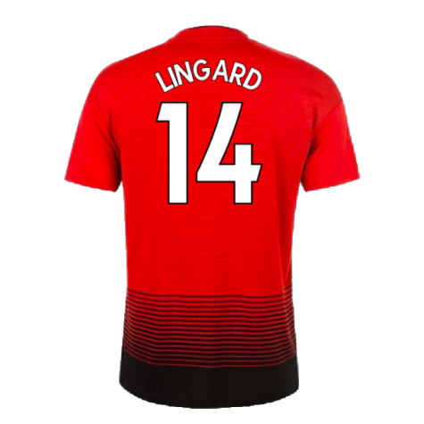 Manchester United 2018-19 Home Shirt (Very Good) (Lingard 14)