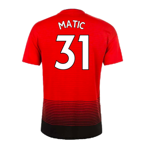 Manchester United 2018-19 Home Shirt (Mint) (Matic 31)