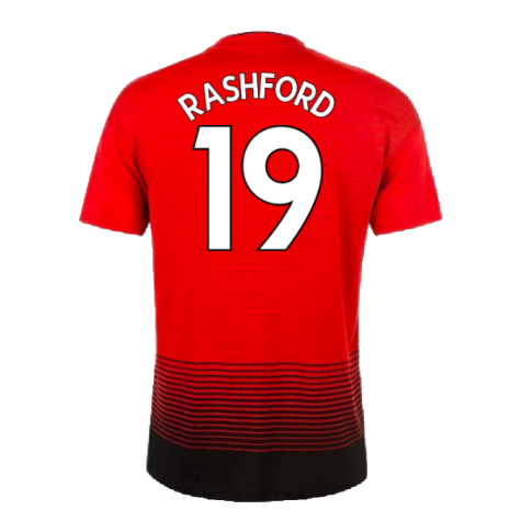 Manchester United 2018-19 Home Shirt (Mint) (Rashford 19)