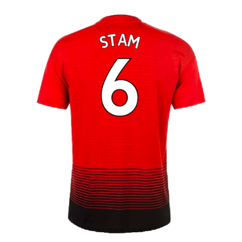 Manchester United 2018-19 Home Shirt (Mint) (Stam 6)