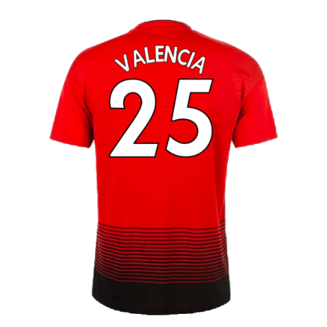 Manchester United 2018-19 Home Shirt (Very Good) (Valencia 25)