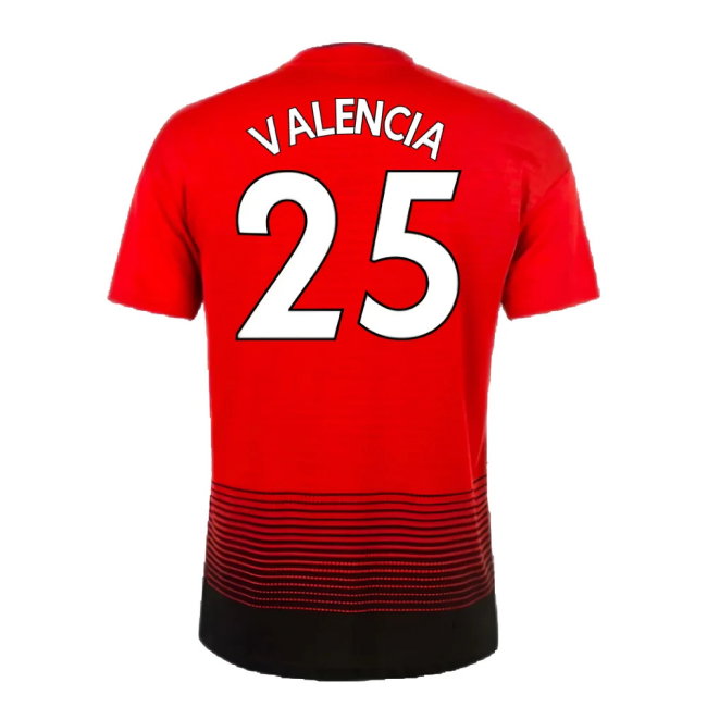 Manchester United 2018-19 Home Shirt (M) (Excellent) (Valencia 25)