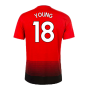 Manchester United 2018-19 Home Shirt (Mint) (Young 18)