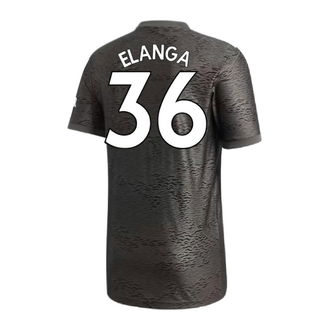 Manchester United 2020-21 Away Shirt (7-8y) (Mint) (Elanga 36)