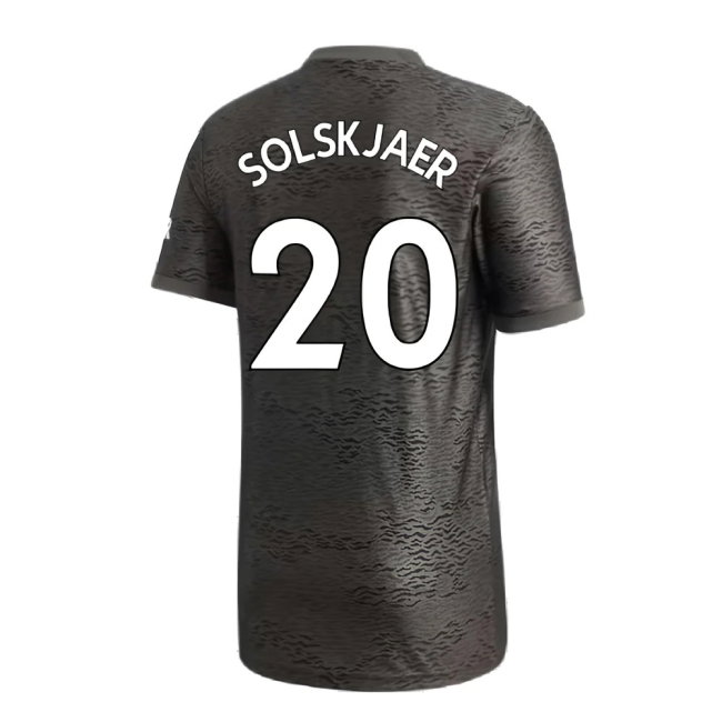 Manchester United 2020-21 Away Shirt (7-8y) (Mint) (SOLSKJAER 20)