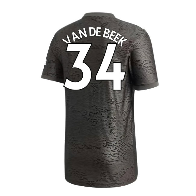 Manchester United 2020-21 Away Shirt (7-8y) (Mint) (VAN DE BEEK 34)