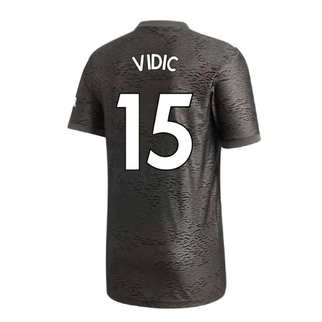 Manchester United 2020-21 Away Shirt (7-8y) (Mint) (VIDIC 15)