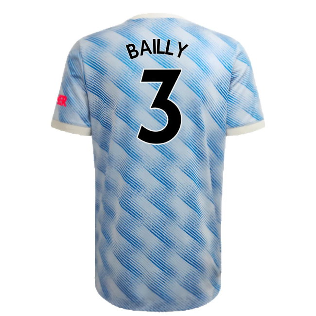 Manchester United 2021-22 Away Shirt (XL) (Mint) (BAILLY 3)