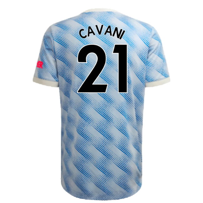Manchester United 2021-22 Away Shirt (XL) (Mint) (CAVANI 21)