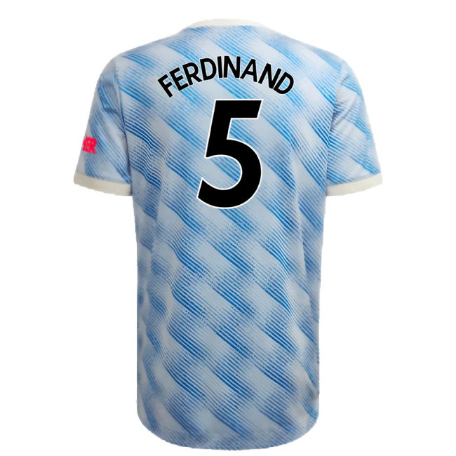 Manchester United 2021-22 Away Shirt (XL) (Mint) (FERDINAND 5)