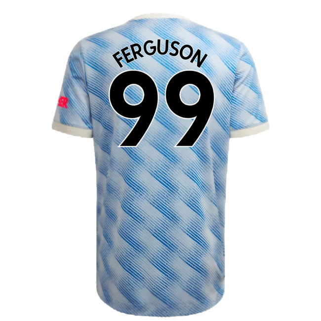 Manchester United 2021-22 Away Shirt (XL) (Mint) (FERGUSON 99)