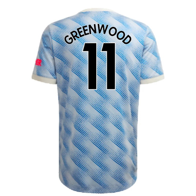 Manchester United 2021-22 Away Shirt (XL) (Mint) (GREENWOOD 11)